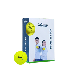 Bóng thi đấu Pickleball Zocker Five Star (Hộp 6 Quả)